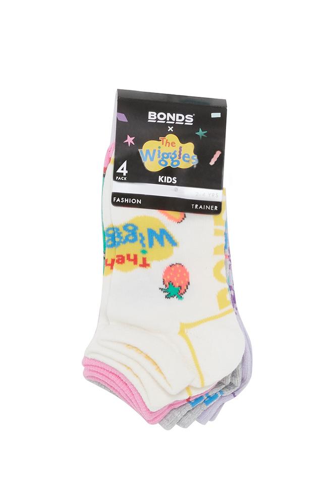 Bonds x The Wiggles Low Cut Trainer 4 Pack