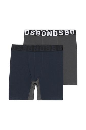 Boys Anti Chafe Trunk 2 Pack (Captain Mccool / Black)