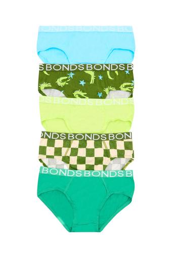 Boys Brief 5 Pack (Croc Star Mini)