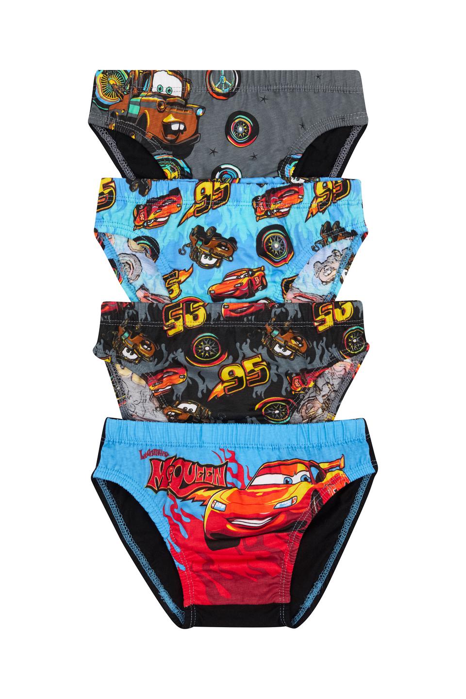 Boys Cars Brief 4 Pack