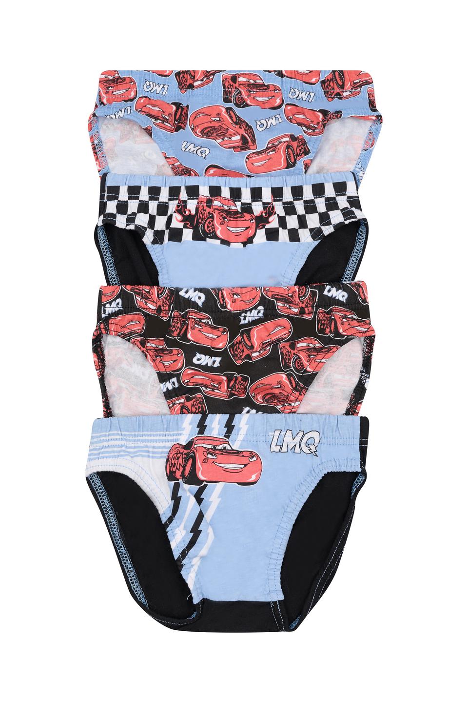 Boys Cars Brief 4 Pack