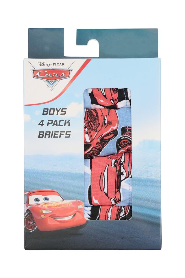 Boys Cars Brief 4 Pack