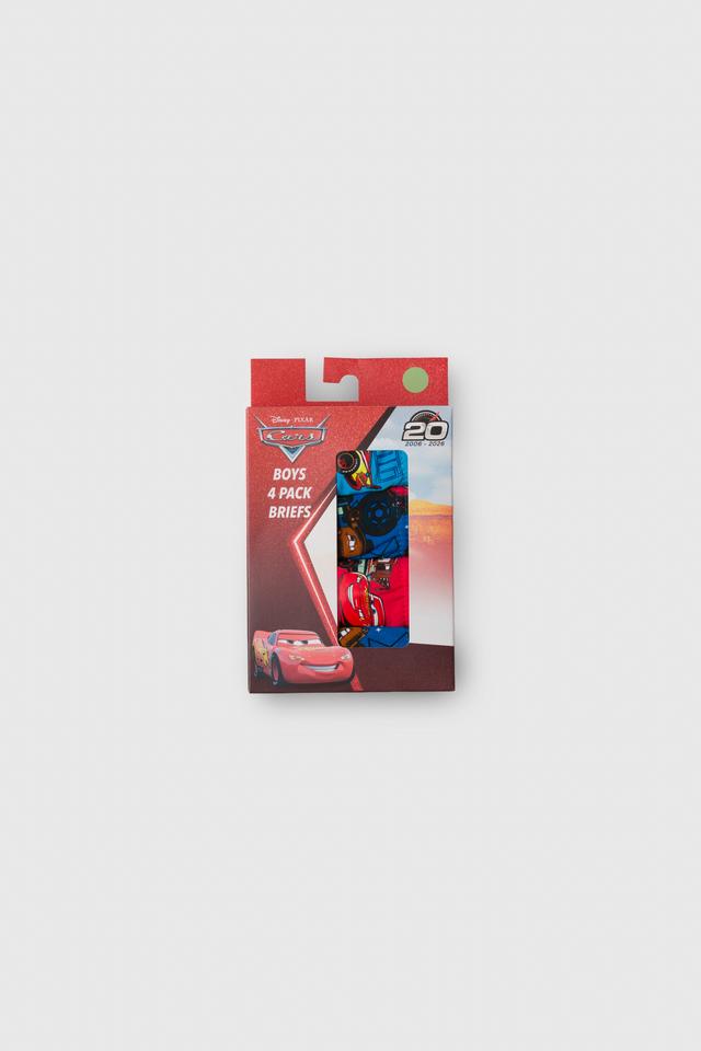 Boys Cars Brief 4 Pack