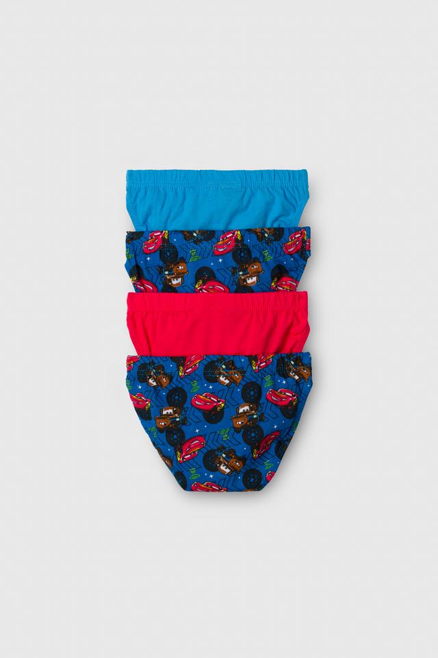 Boys Cars Brief 4 Pack