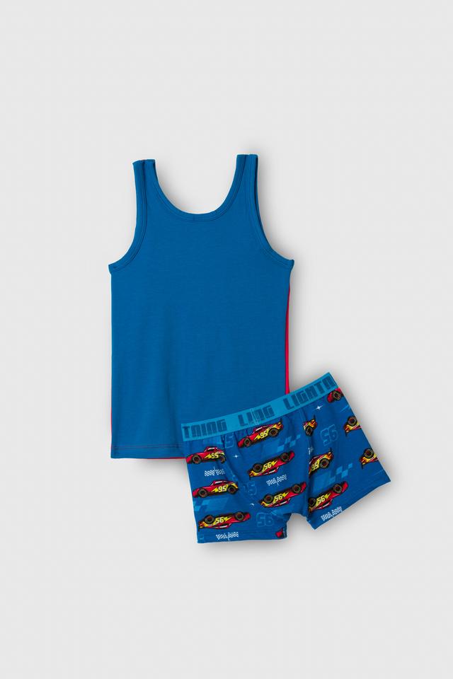 Boys Cars Singlet And Trunk Set