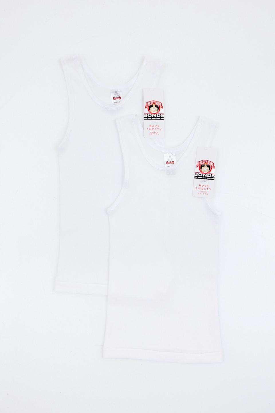 Boys Chesty Singlet 2 Pack
