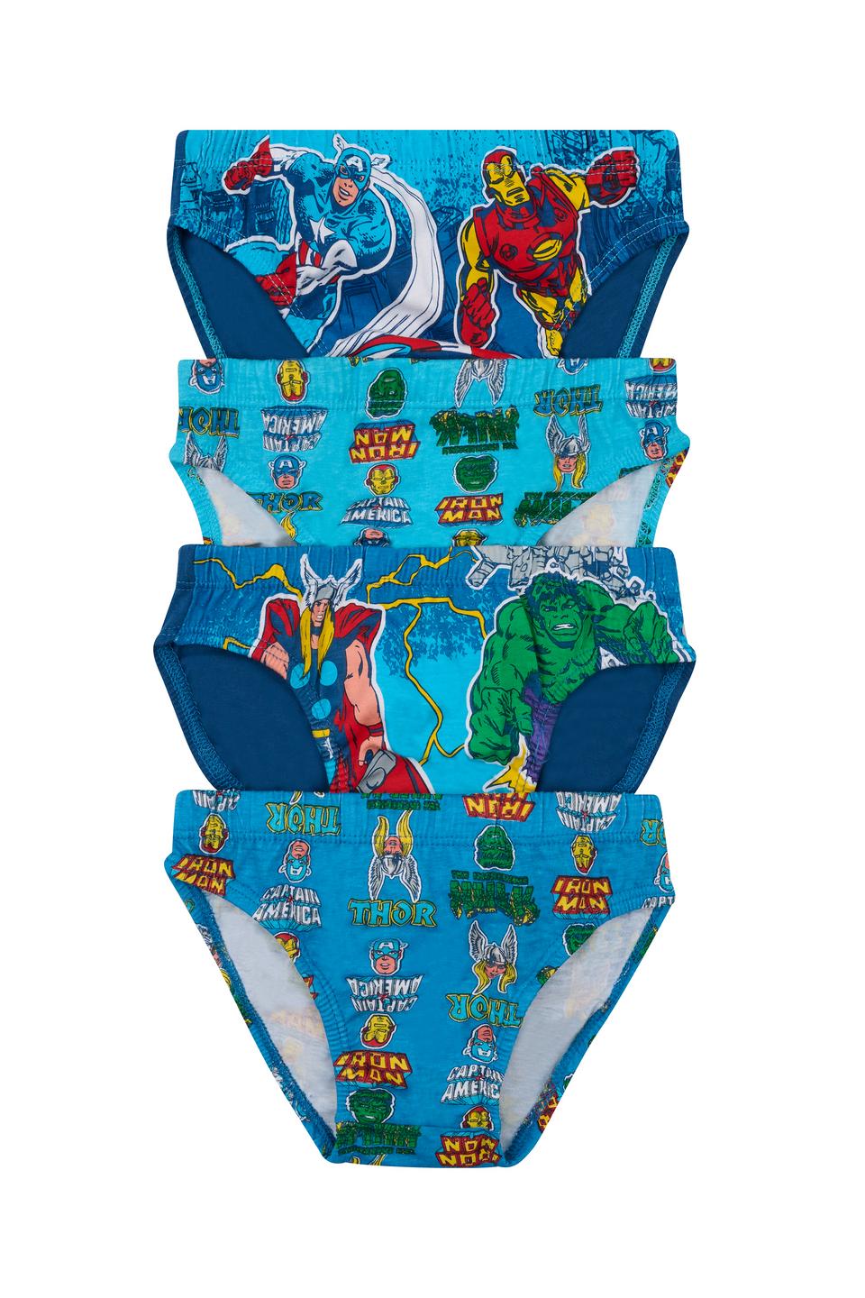Boys Marvel Comics Brief 4 Pack