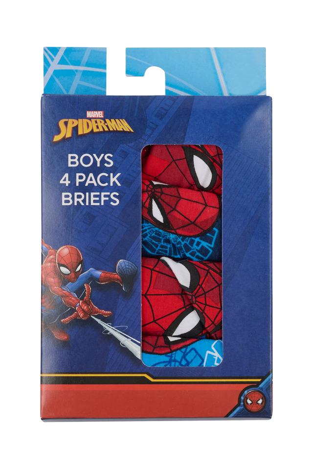 Boys Spiderman Brief 4 Pack