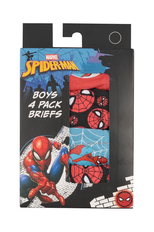 Boys Spiderman Brief 4 Pack