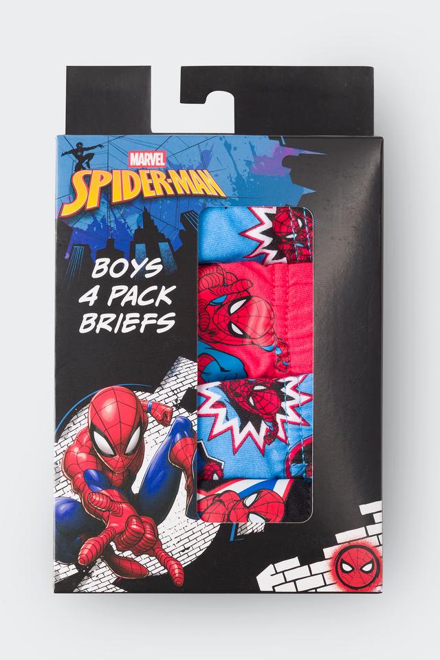 Boys Spiderman Brief 4 Pack