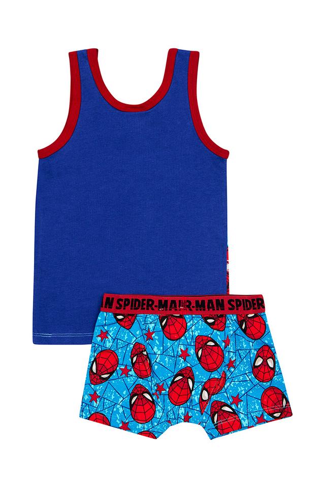 Boys Spiderman Singlet & Trunk Set