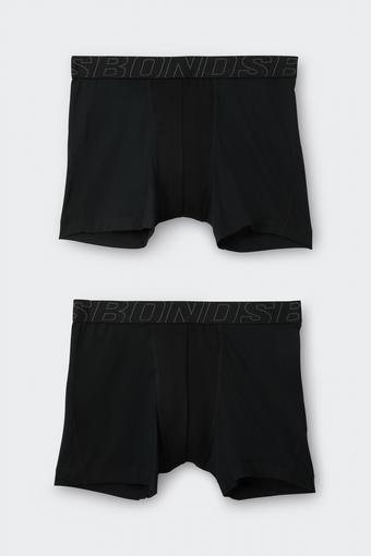 Boys Sweat Off Trunk 2 Pack (Nu Black)