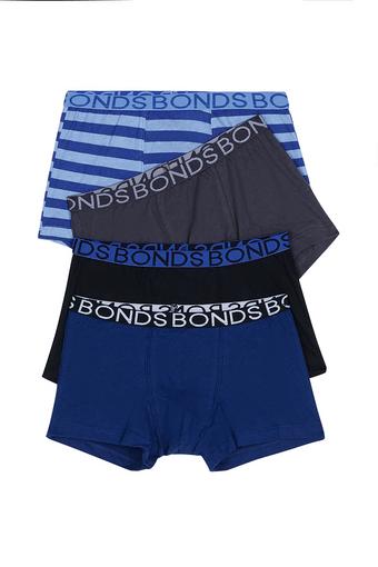 Boys Trunk 4 Pack (Blue Stripe)