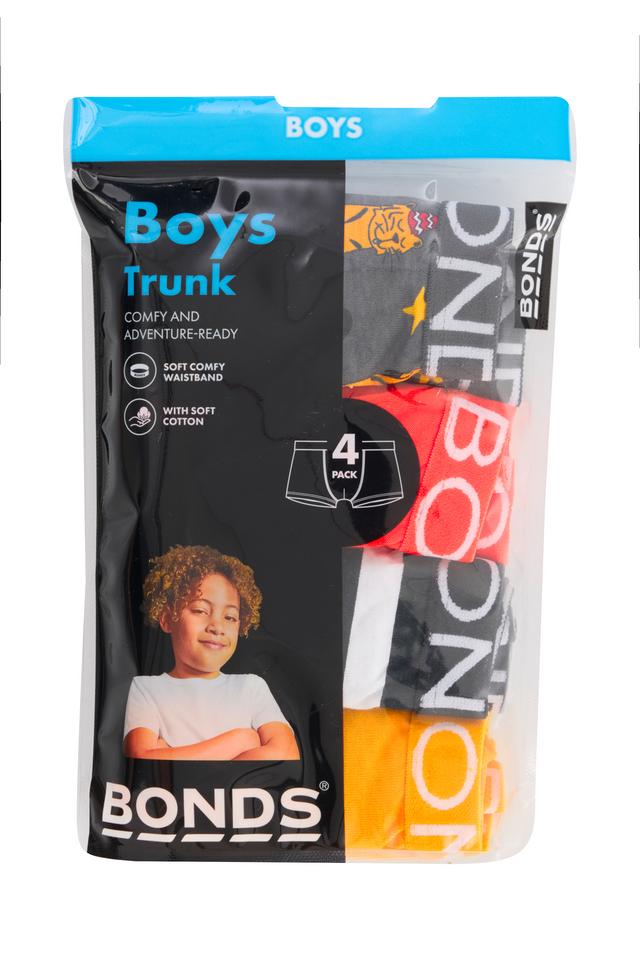 Boys Trunk 4 Pack