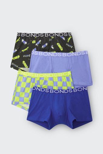 Boys Trunk 4 Pack (Kickslip Kicks)