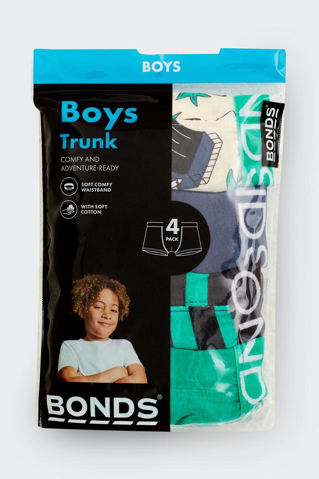Boys Trunk 4 Pack