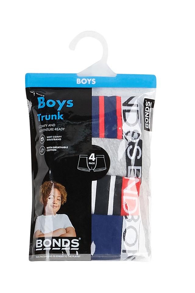 Boys Trunk 4 Pack