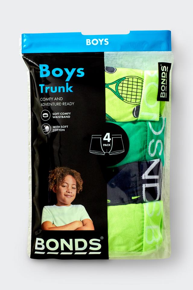 Boys Trunk 4 Pack