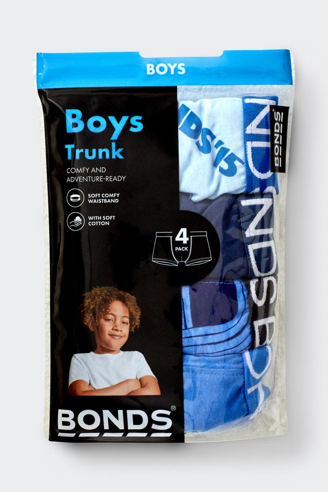Boys Trunk 4 Pack