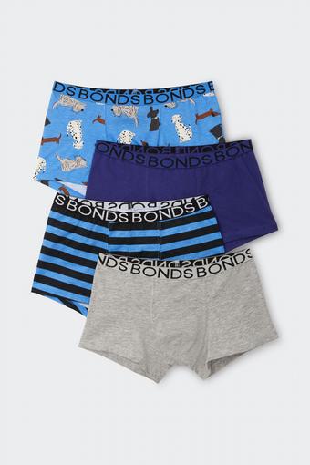 Boys Trunk 4 Pack (A Dog's Life)