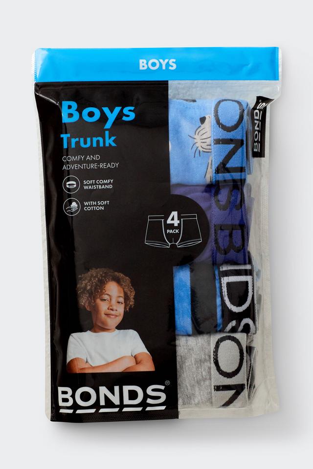 Boys Trunk 4 Pack