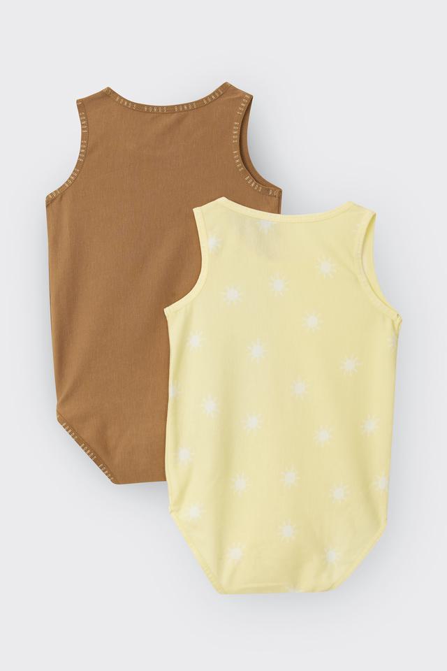Wondergrow Print Singletsuit 2 Pack