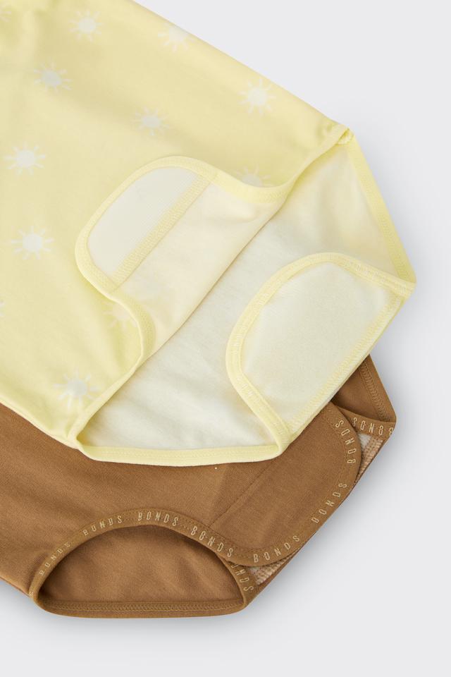 Wondergrow Print Singletsuit 2 Pack