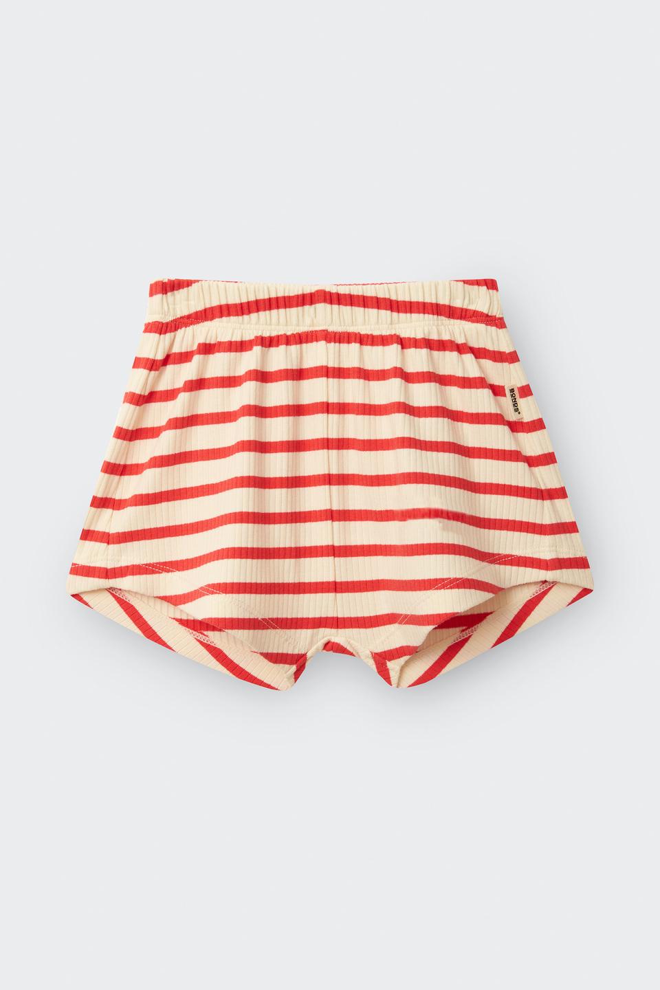 Wide Needle Rib Bike Short