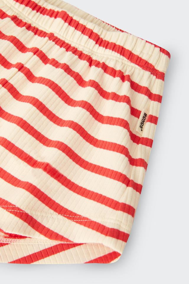 Wide Needle Rib Bike Short