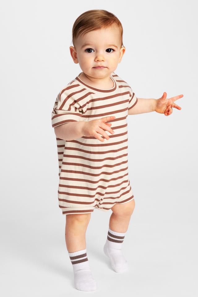Baby Logo Cushioned Quarter Crew With Stripe 3 Pack