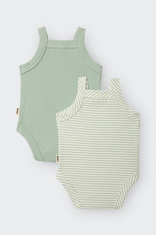 Newbies Rib Singlet Suit 2 Pack