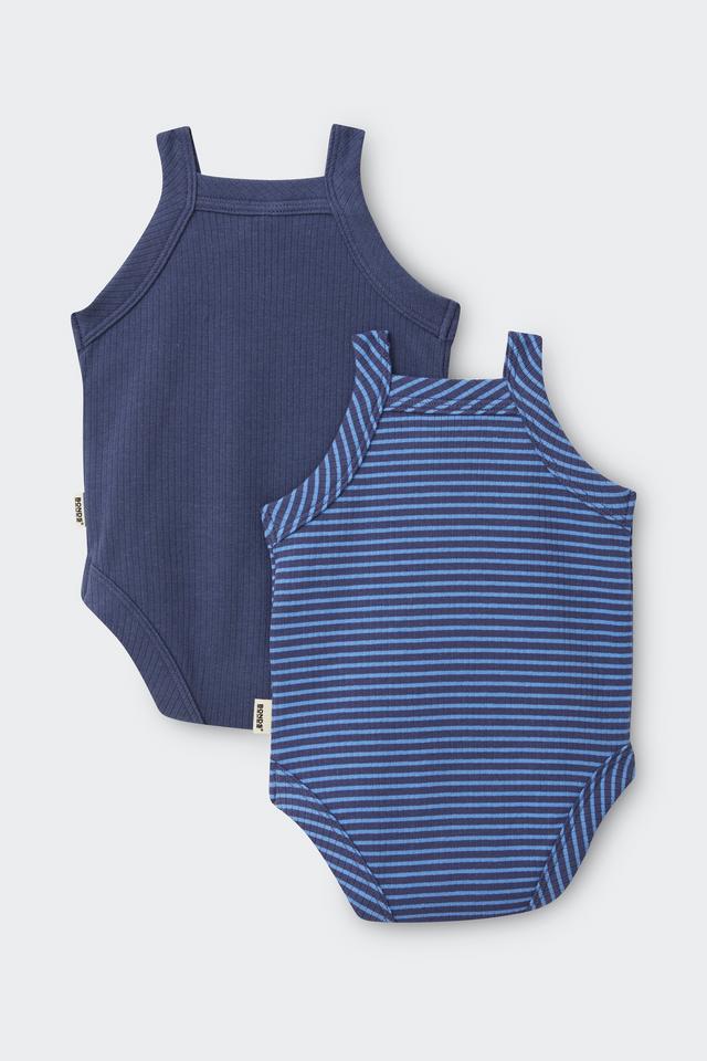 Newbies Rib Singlet Suit 2 Pack