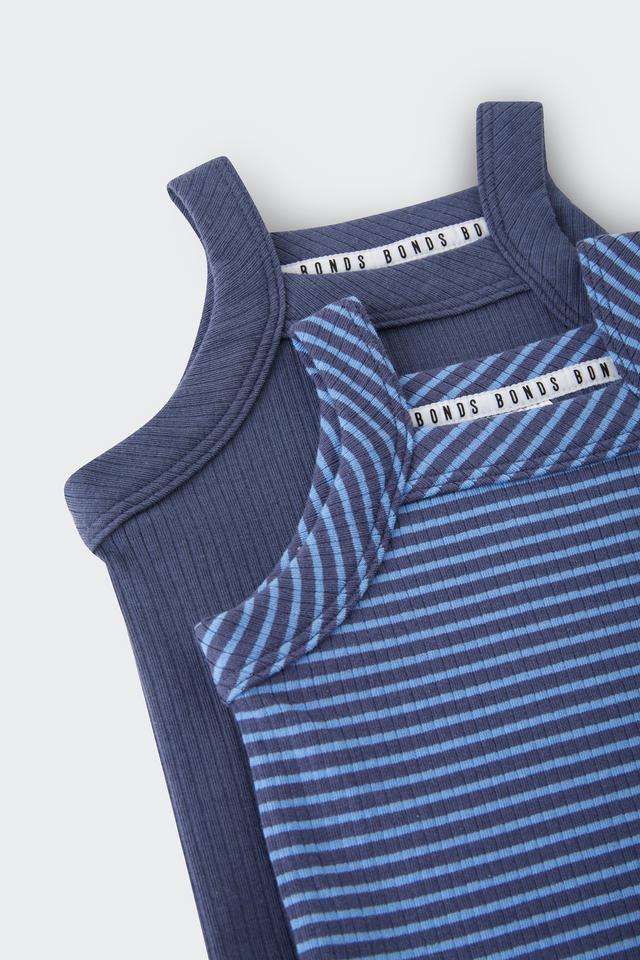 Newbies Rib Singlet Suit 2 Pack
