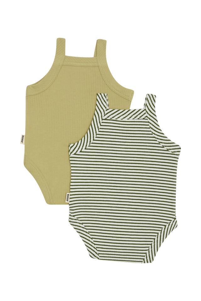 Newbies Rib Singlet Suit 2 Pack