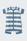 Horizontal Rugby Stripes Blue