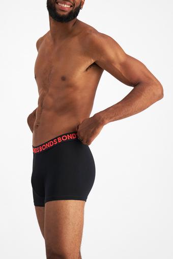 Classic Trunk 3 Pack (Black Pack With Hightlight Elastic)