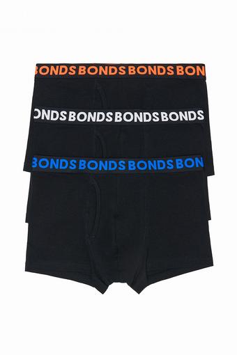 Classic Trunk 3 Pack (Black Pack With Hightlight Elastic)