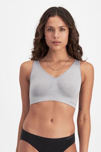 Comfy Seamless Crop (Light Grey Heather)