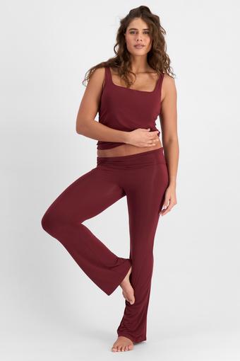 Cool Sleep Flare Pant (RICH MAHOGANY)
