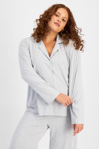 Cool Sleep Long Sleeve Shirt (New Grey Marle)