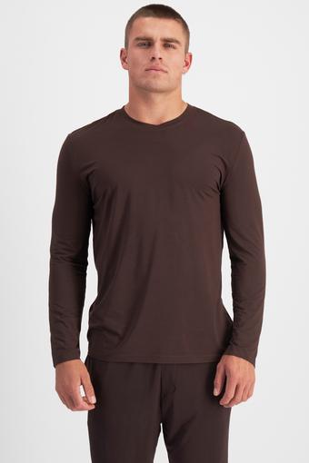 Cool Sleep Long Sleeve Top (Chocolate Dream)