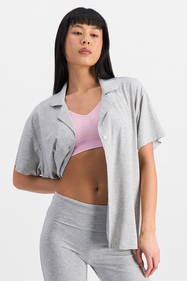 Nancy (She/Her) wears size S and is 170cm tall with 82cm chest and 64cm waist