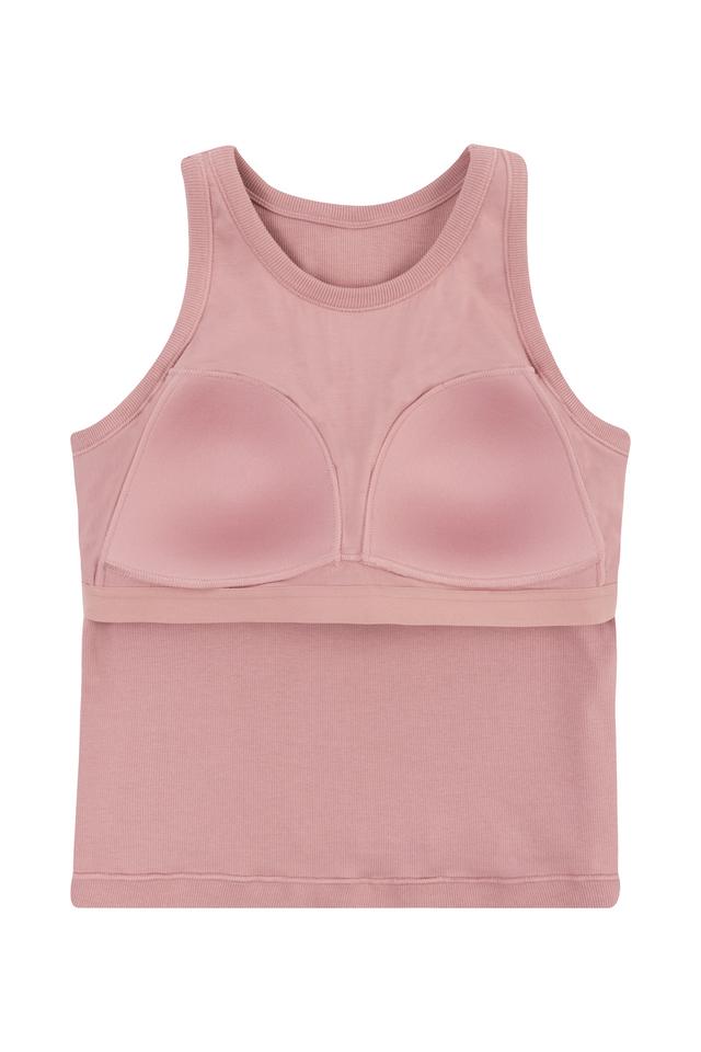 Cotton Rib Bra Tank