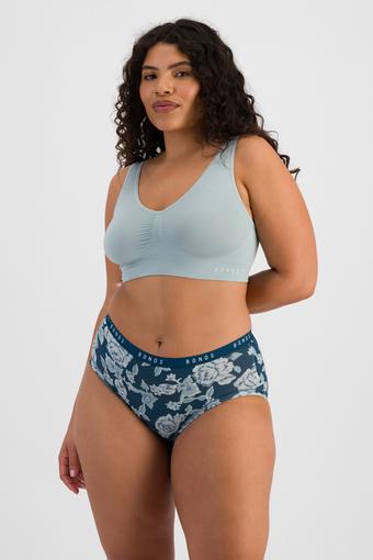 Cottontails Full Brief 3 Pack (Heirloom Floral Blue/ Muted Sage/ Sh)