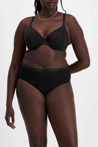 Cottontails Full Brief 3 Pack (Black)