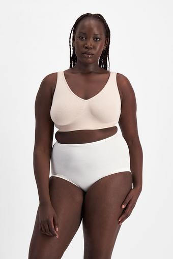 Heritage Cottontails Extra Lycra Full Brief (White)