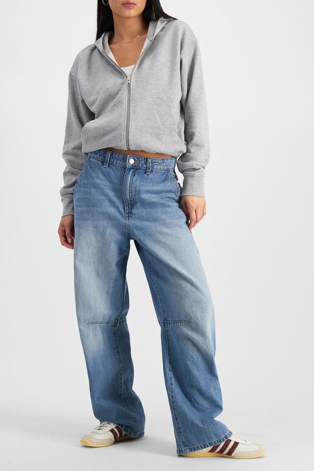 Sweats Cotton Zip Hoodie