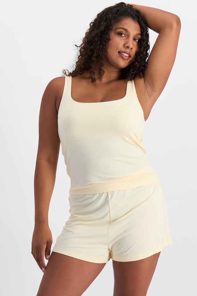 Camryn (She/Her) wears size S and is 106cm tall with 95cm chest and 74cm waist
