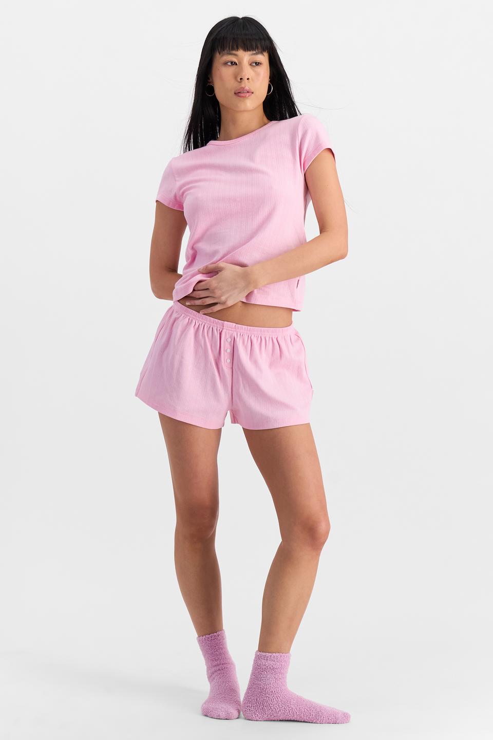 Nancy (She/Her) wears size S and is 170cm tall with 82cm chest and 64cm waist