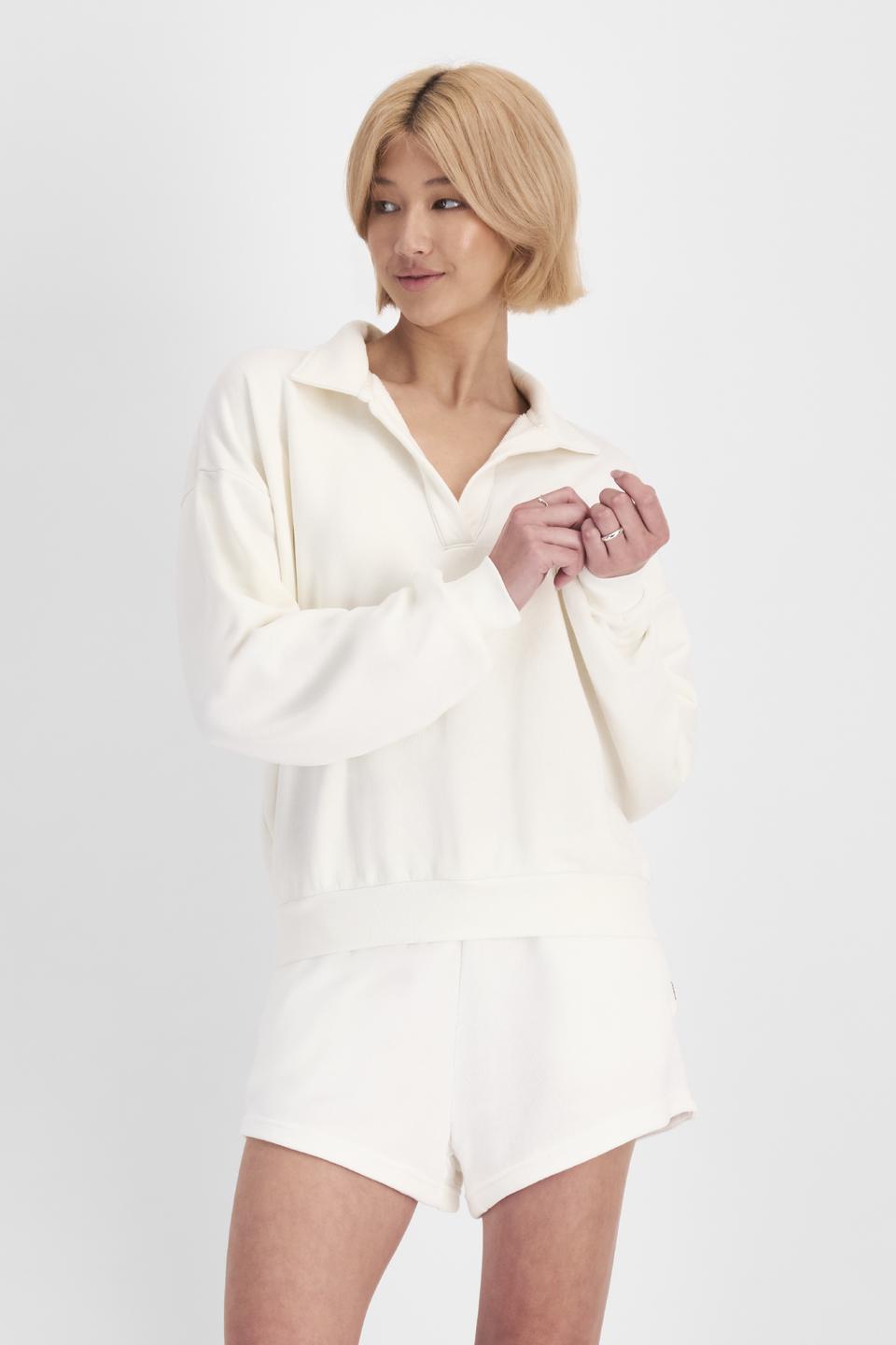 Sweats Collared Pullover